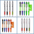 new arrive promotional soft grip printing digital touch pen with banner